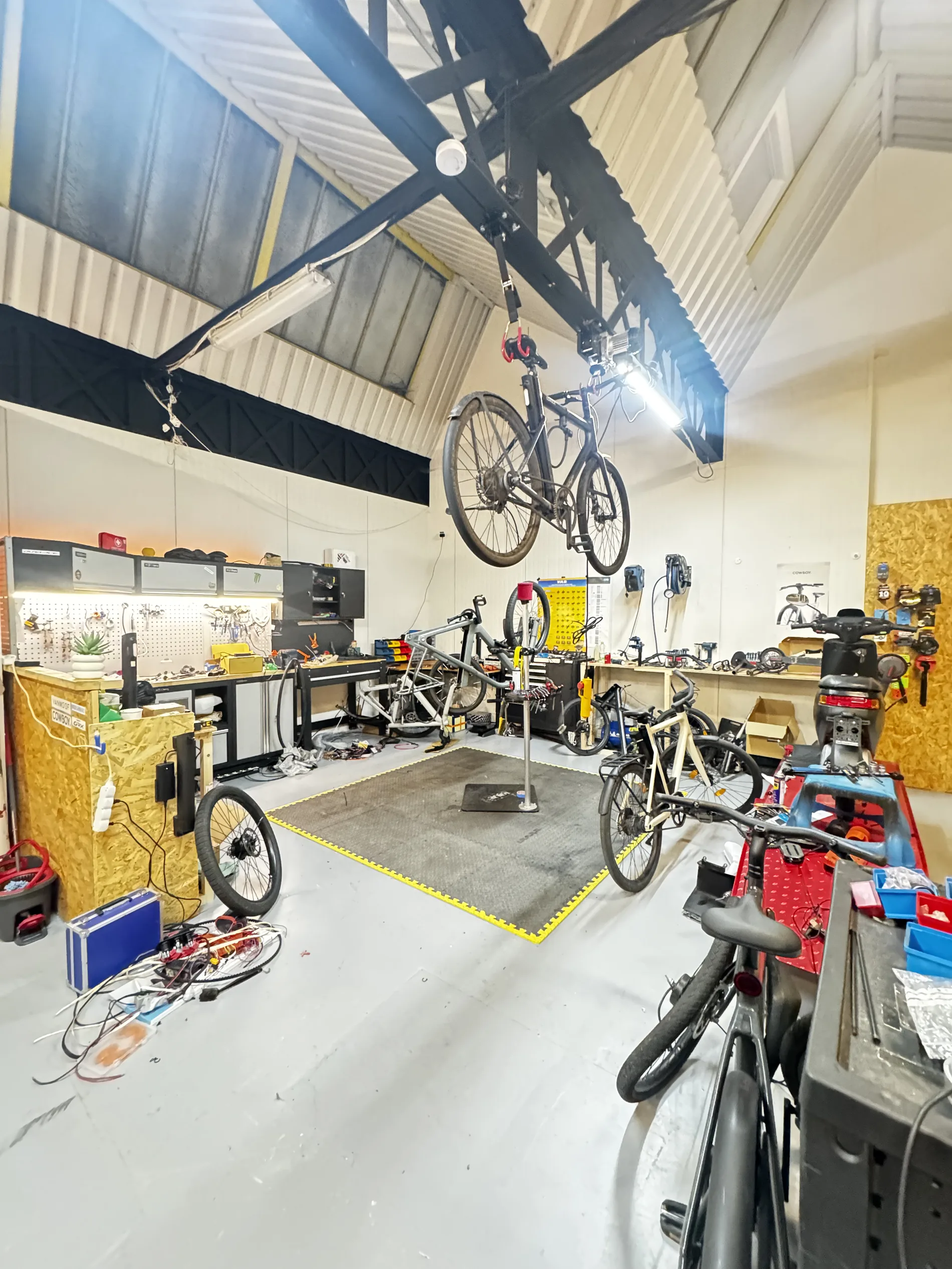 Het atelier van Mekanix in Kortrijk