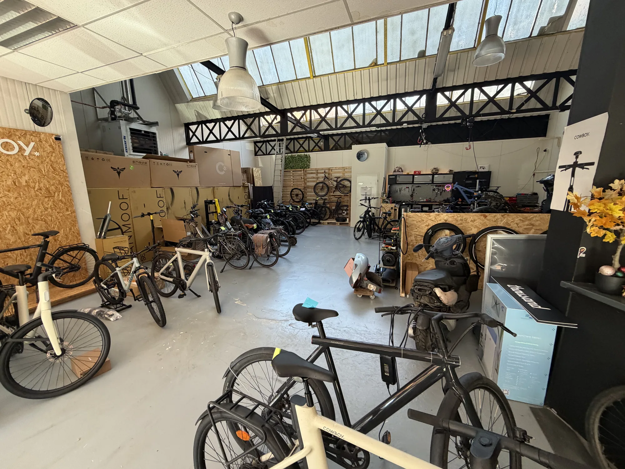 De showroom van Mekanix in Kortrijk