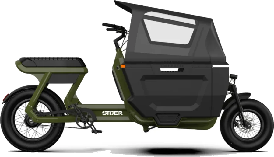 Stoer CargoX Forest Green — verkoop & service bij Mekanix Kortrijk